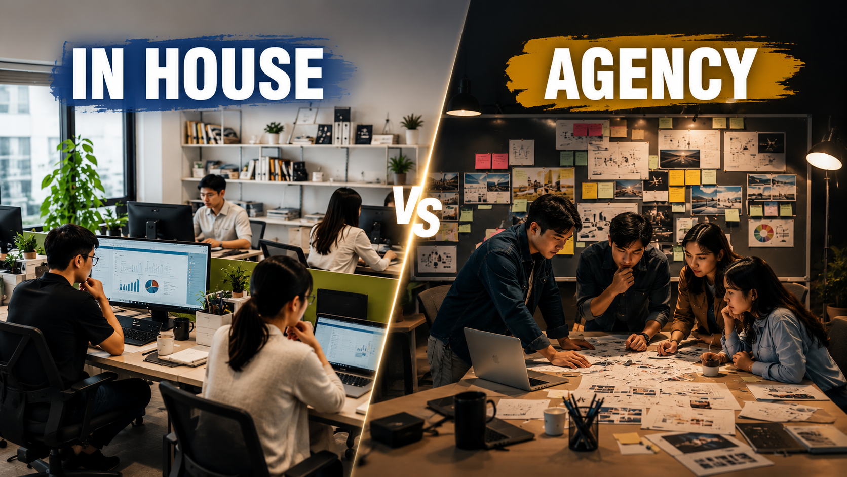 So sánh Marketing In House và Agency: ưu, nhược điểm và cách để lựa chọn mô hình marketing phù hợp