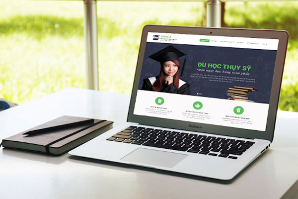 Thiết kế website du học chuyên nghiệp, thu hút