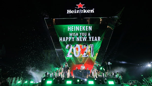 Heineken với những sân khấu Countdown Party hoành tráng tại Thủ đô dịp cuối năm