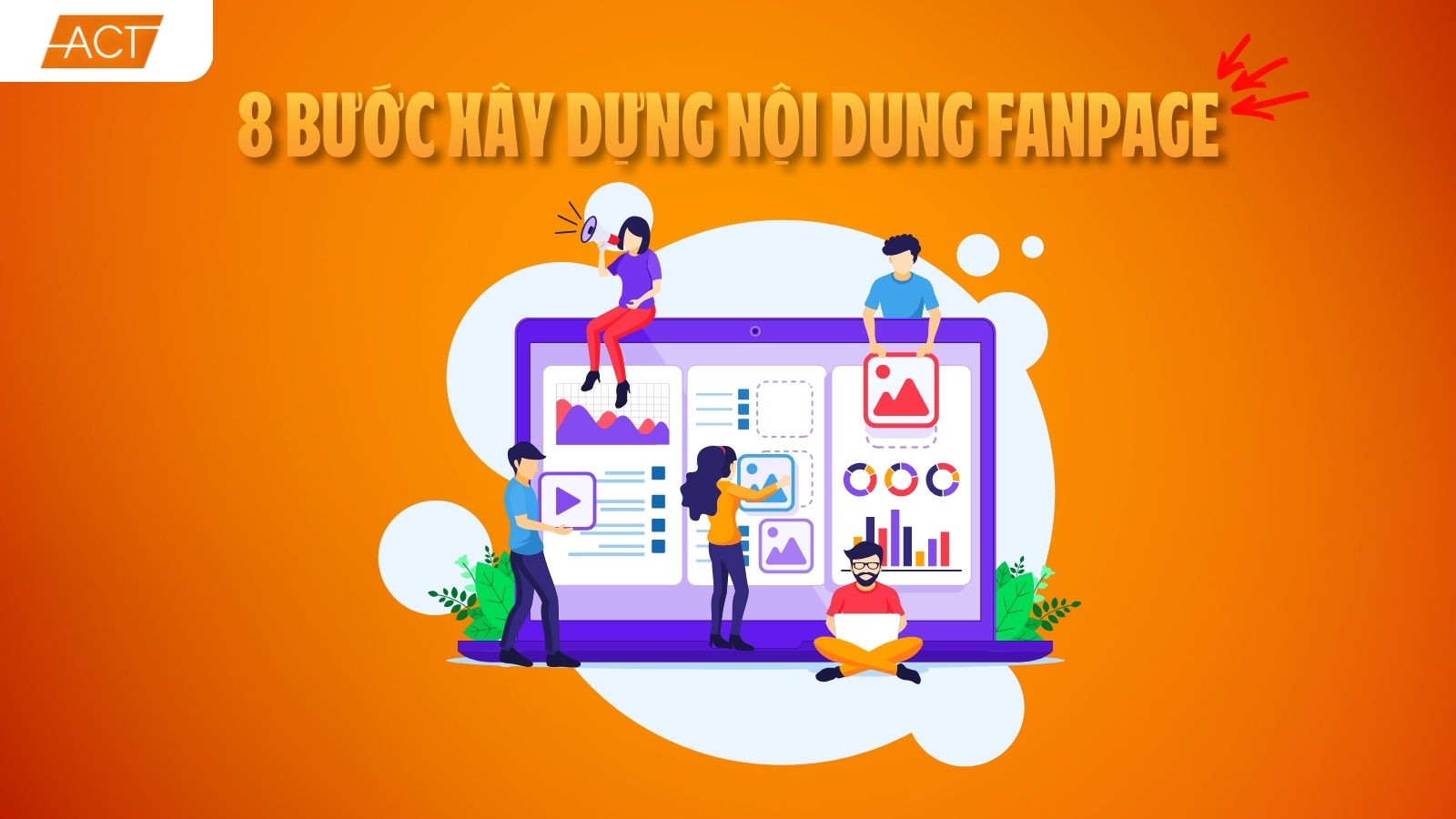  Mô hình 8 bước xây dựng nội dung Fanpage bởi ACT Group